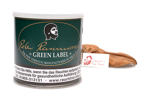 Peter Rasmussen Green Label Pipe tobacco 50g Tin Peter Rasmussen Green Label Pipe tobacco 50g Tin